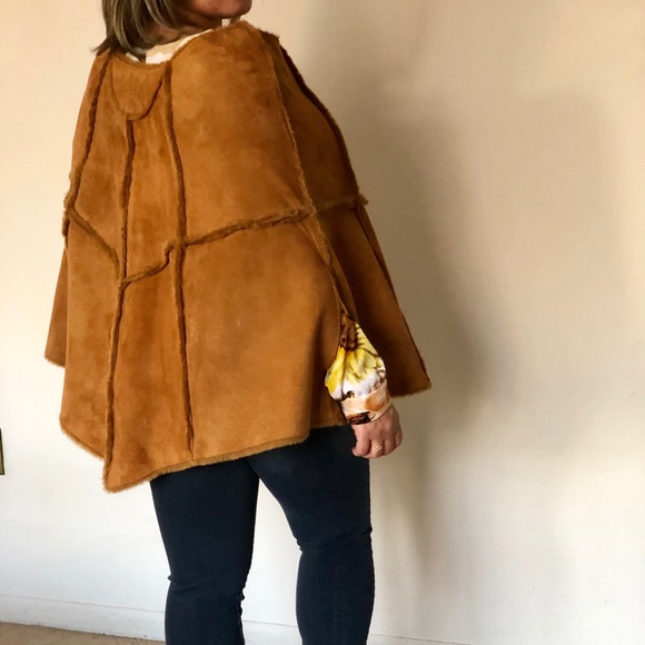 UGG Jackets & Blazers - UGG Australia Suede Poncho